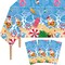 3Pcs Christmas in July Plastic Tablecloth, 54 x 108 Inch Summer Beach Table Cover
